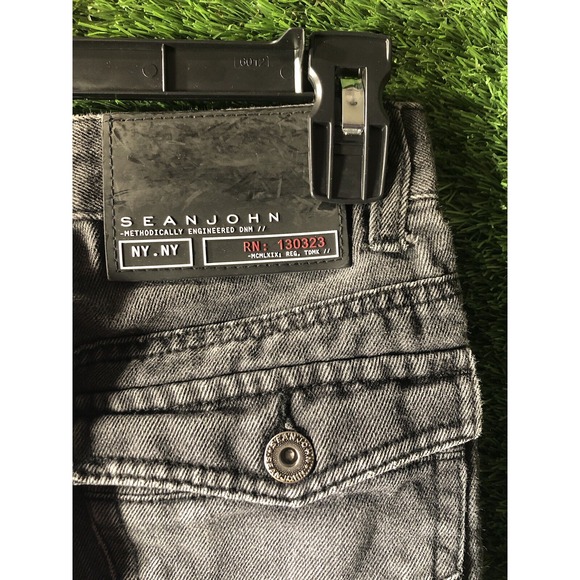 Sean John Dark Wash Black Denim Jeans Youth Boys Size 8  Y2K Hip Hop Skater - Picture 1 of 7